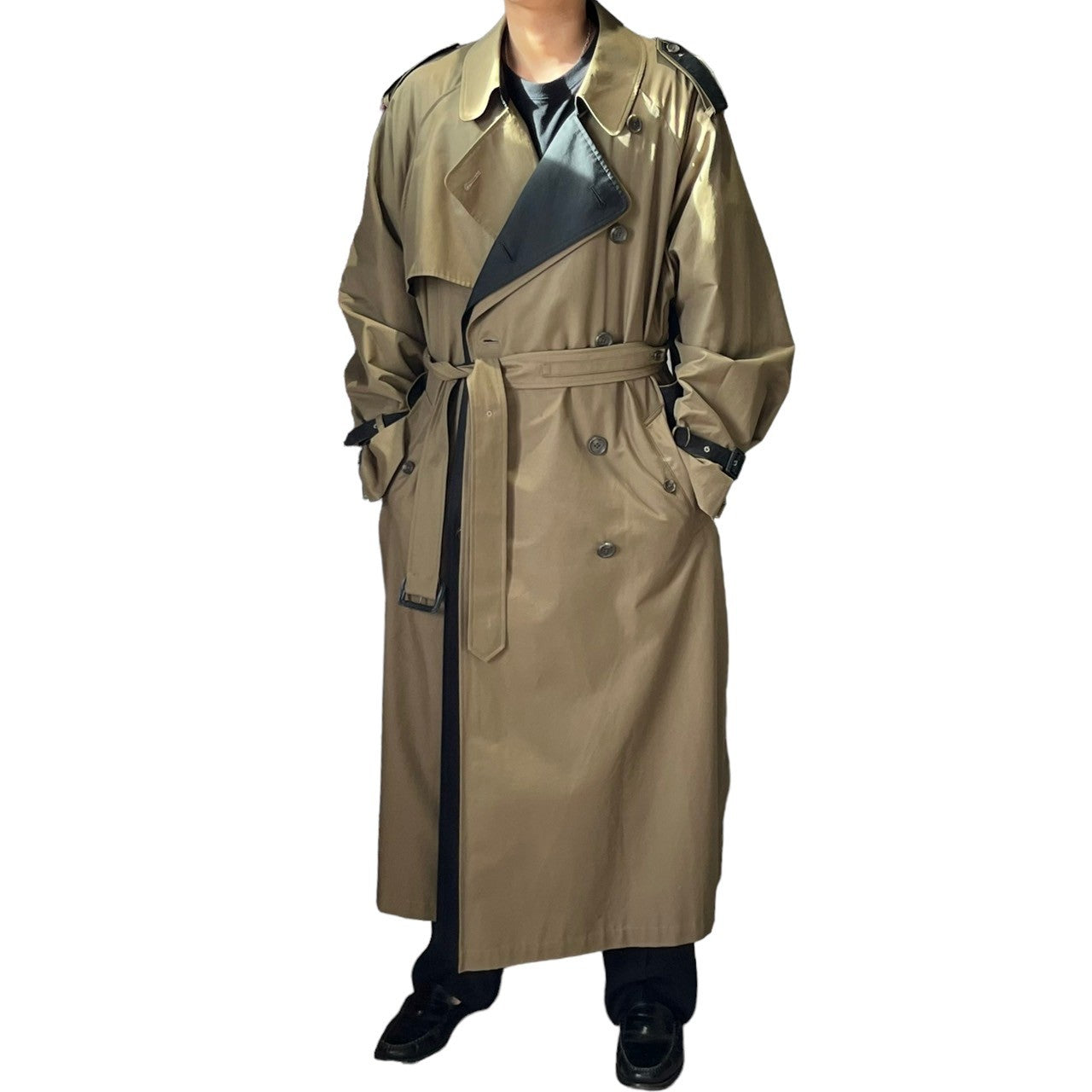 stein(シュタイン) OVERSIZED CONTRAST TRENCH COAT オーバーサイズド