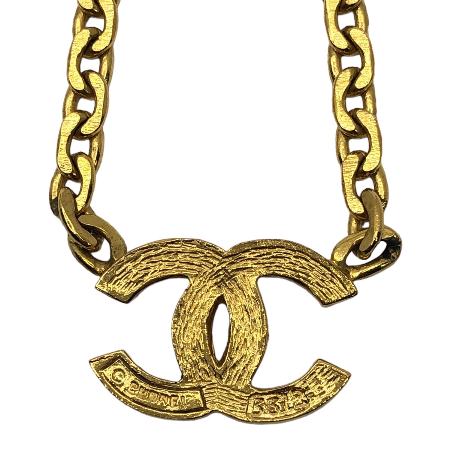 CHANEL(シャネル) 70's coco mark rhinestone chain necklace ココ