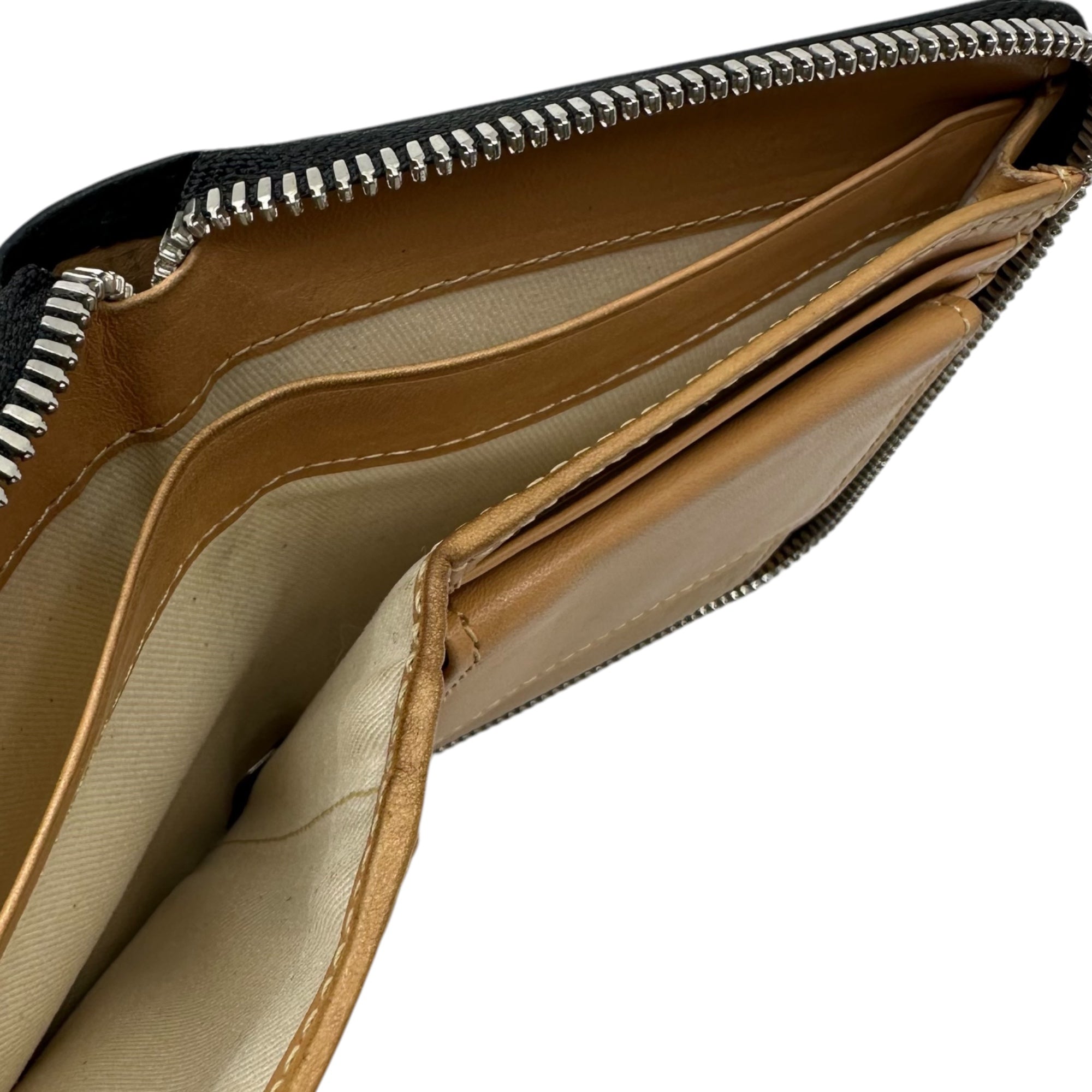 Hender Scheme(エンダースキーマ) Round zip leather compact wallet