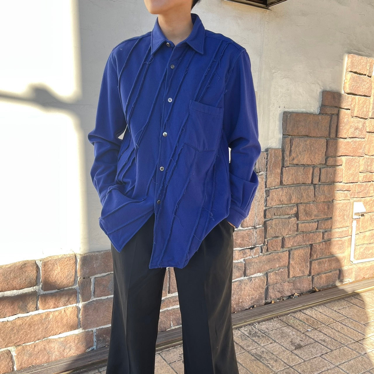 COMME des GARCONS HOMME(コムデギャルソンオム) 00AW cut-off pleated