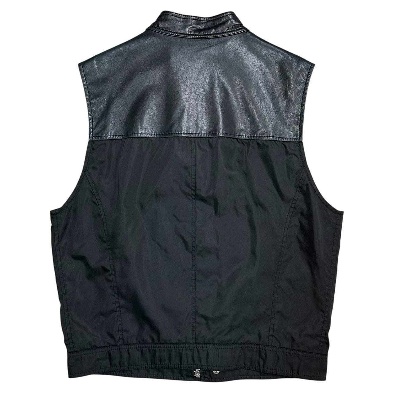 PRADA(プラダ) 1996 Archive Leather Nylon Docking Vest アーカイブ