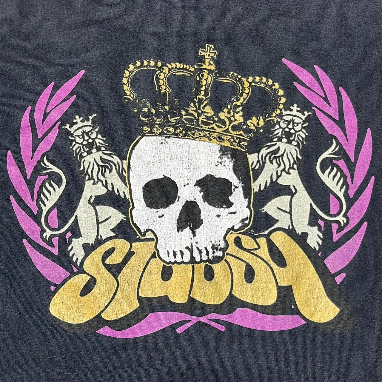 STUSSY(ステューシー) 90's~00's crown skull 王冠 スカル バック