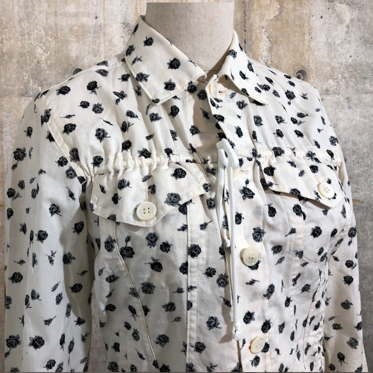 COMME des GARCONS(コムデギャルソン) 02SSフラワープリントジャケット