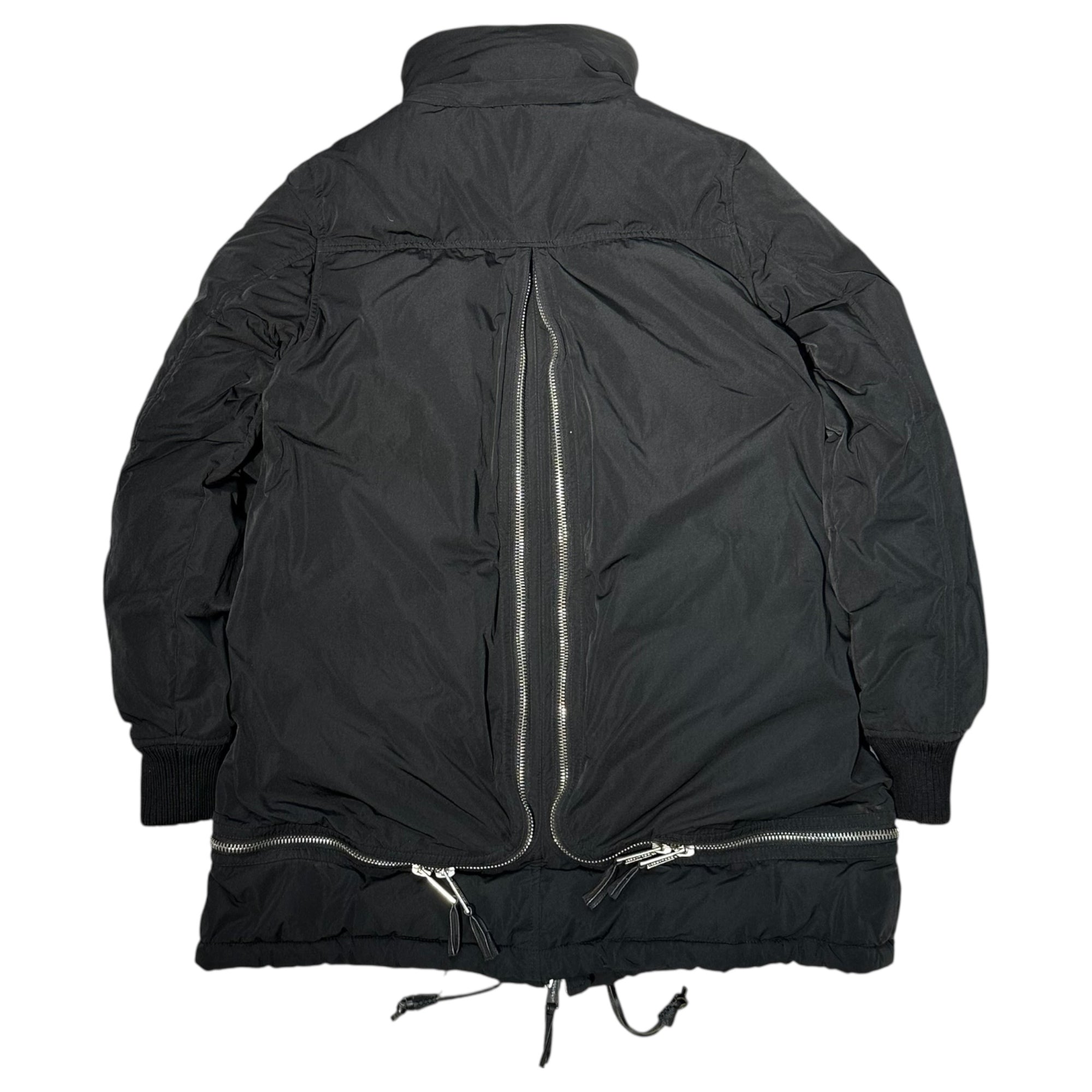 DSQUARED2(ディースクエアード) 10AW Big Fur Hood Nylon Down Jacket