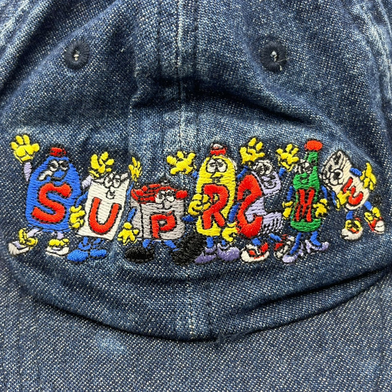 SUPREME(シュプリーム) 18SS Friends 6-Panel Denim Cap フレンズ 6
