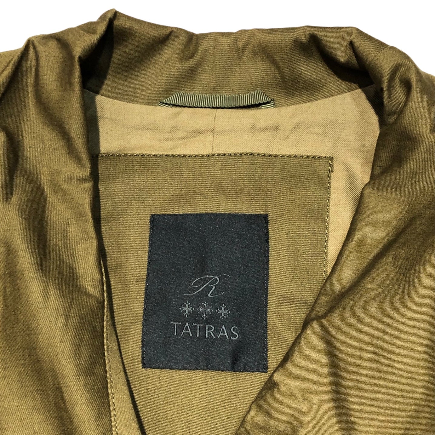 TATRAS(タトラス) R line elizabeth collar trench coat Rライン