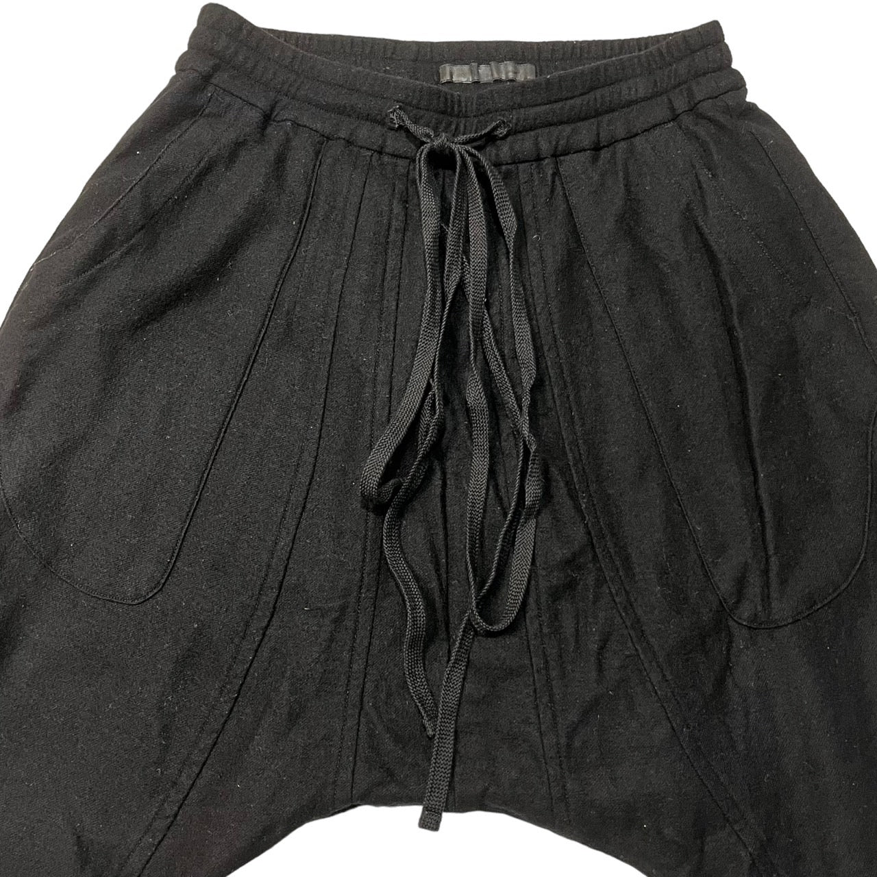 JULIUS(ユリウス) 10AW ウールサルエルパンツ 1(Sサイズ) ブラック