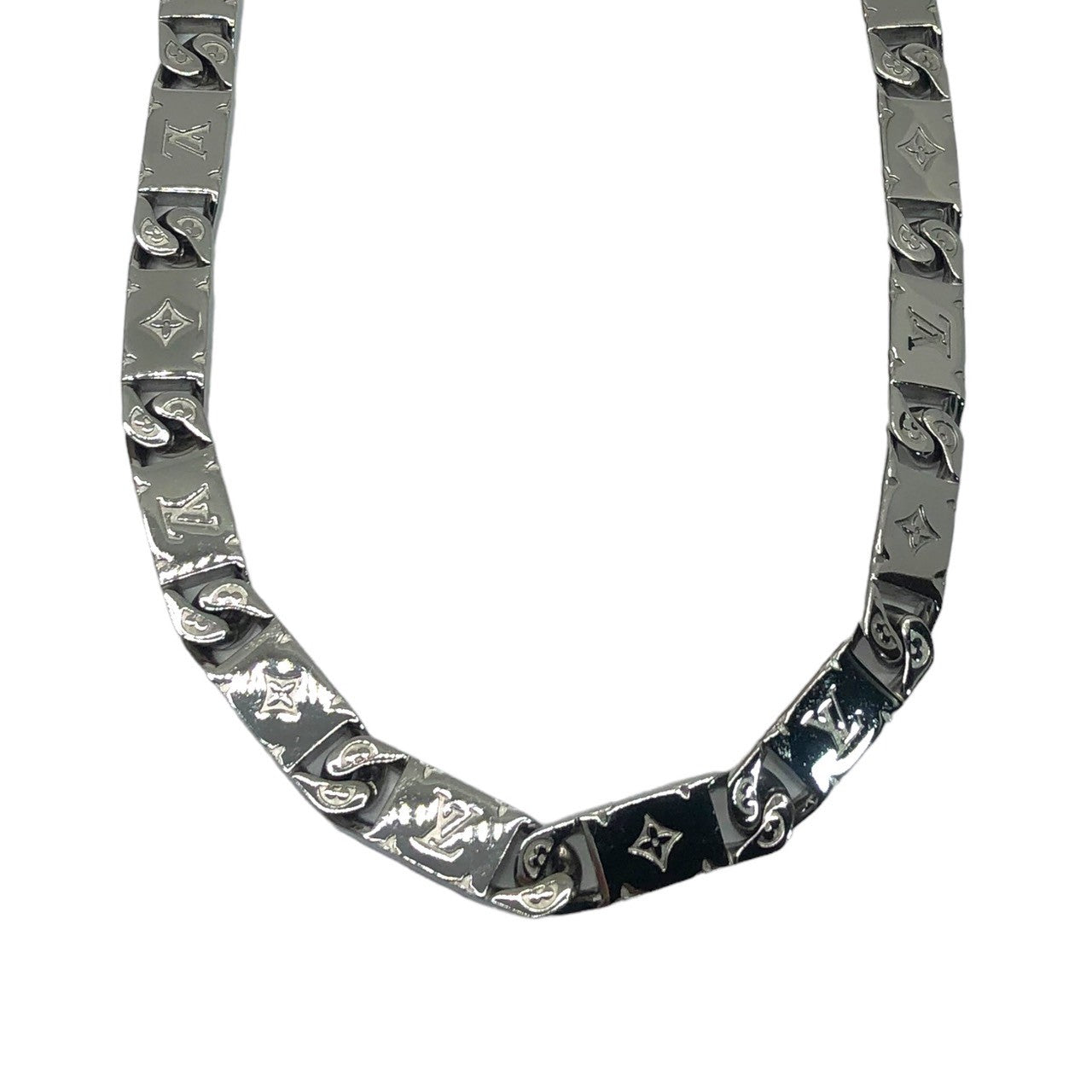 LOUIS VUITTON(ルイヴィトン) coll mng tied silver コリエ モノグラム