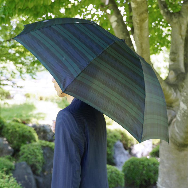 品質の良さを味わえるメンズ折りたたみ傘！晴雨兼用雨傘8本60cm