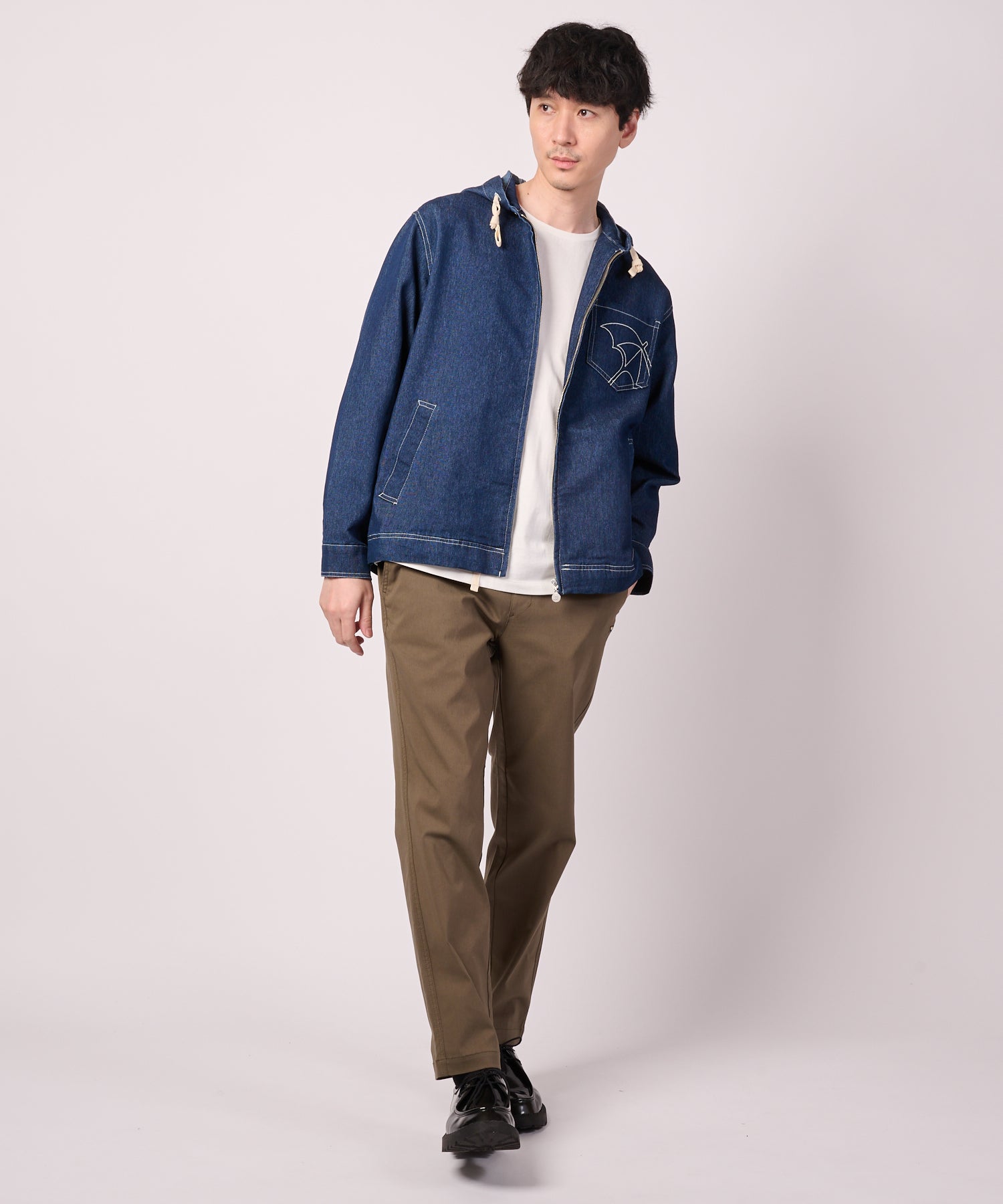 LOFTAIRDENIM＆DUCK】シェア フードジャケット（デニムジャケット/ユニ