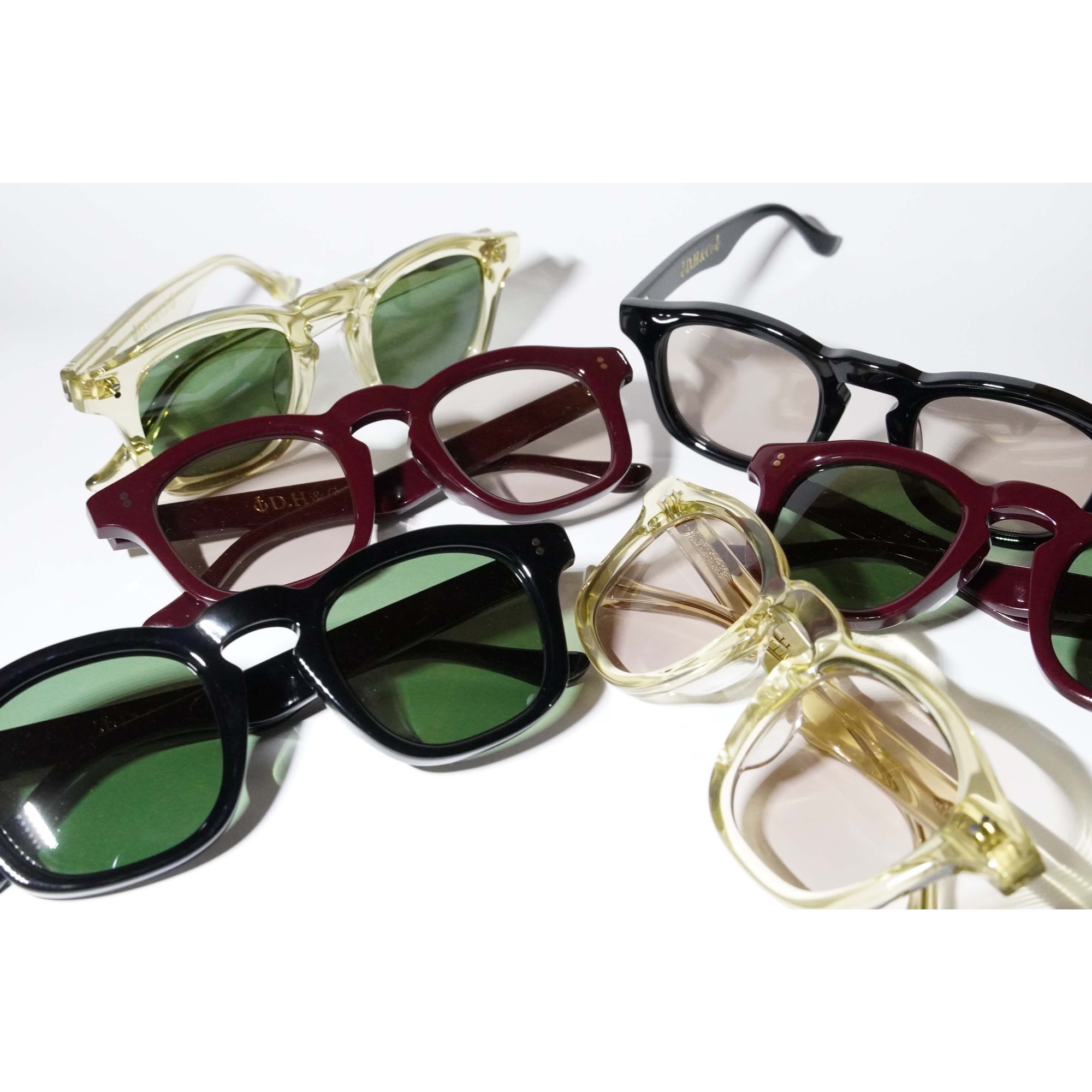New name！ / DRESS HIPPY/DH-BOSTON SUNGLASSES (Y.CLEAR × D.GREEN)