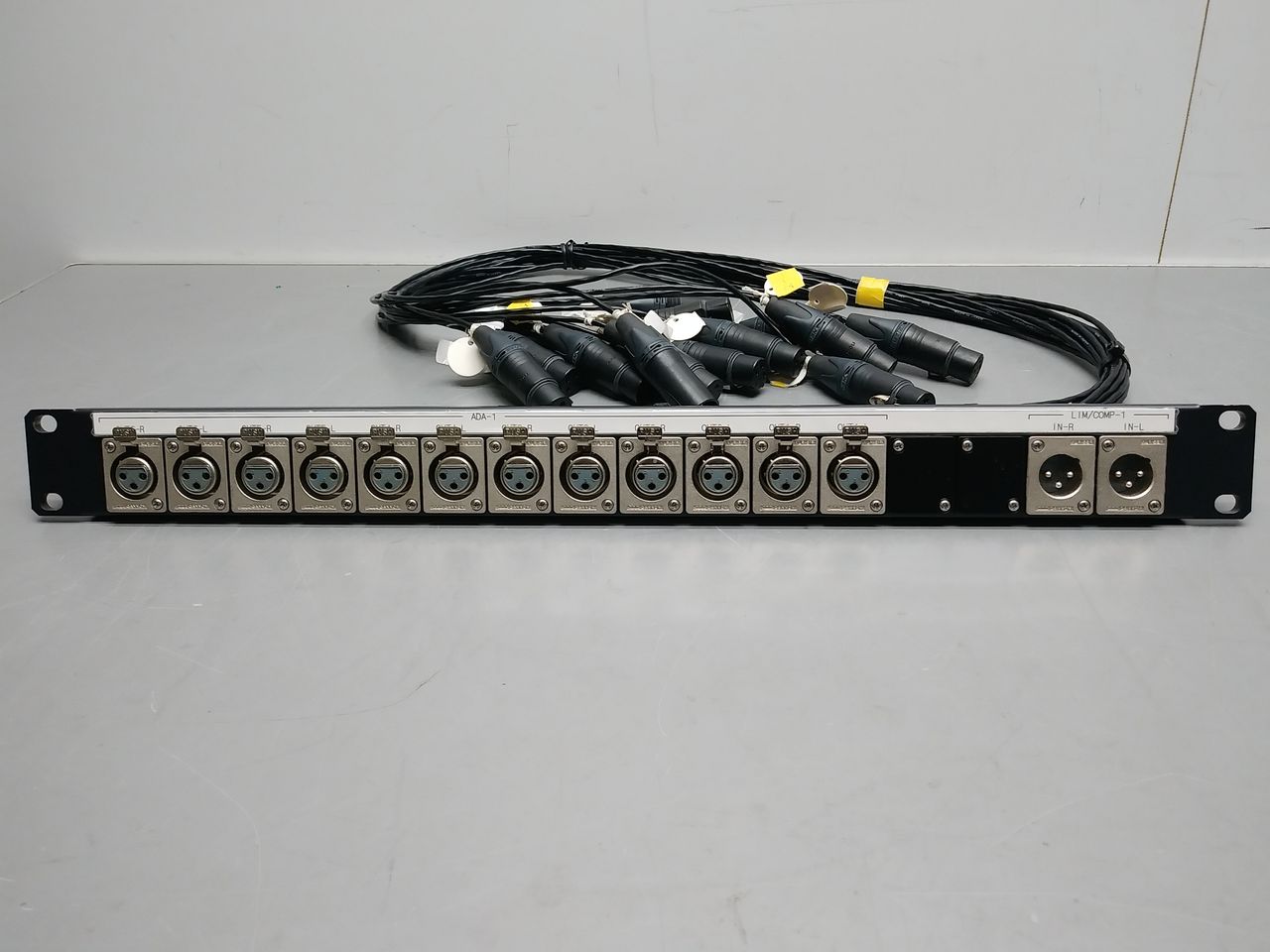 パッチパネル キャノンコネクター盤 XLR フォン コネクターパネル XLR