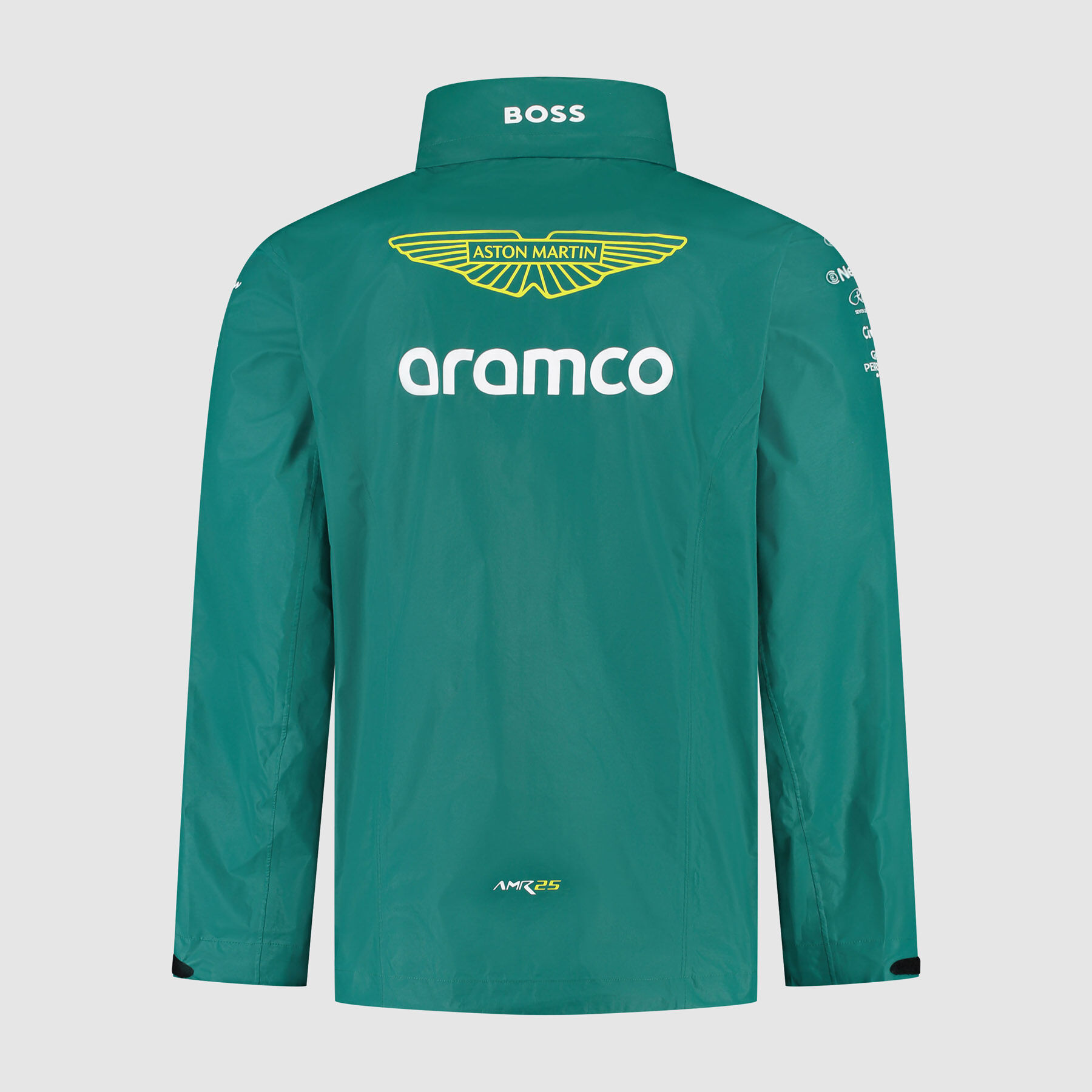 Shop | 2025 Team Rain Jacket green | Aston Martin F1 Team