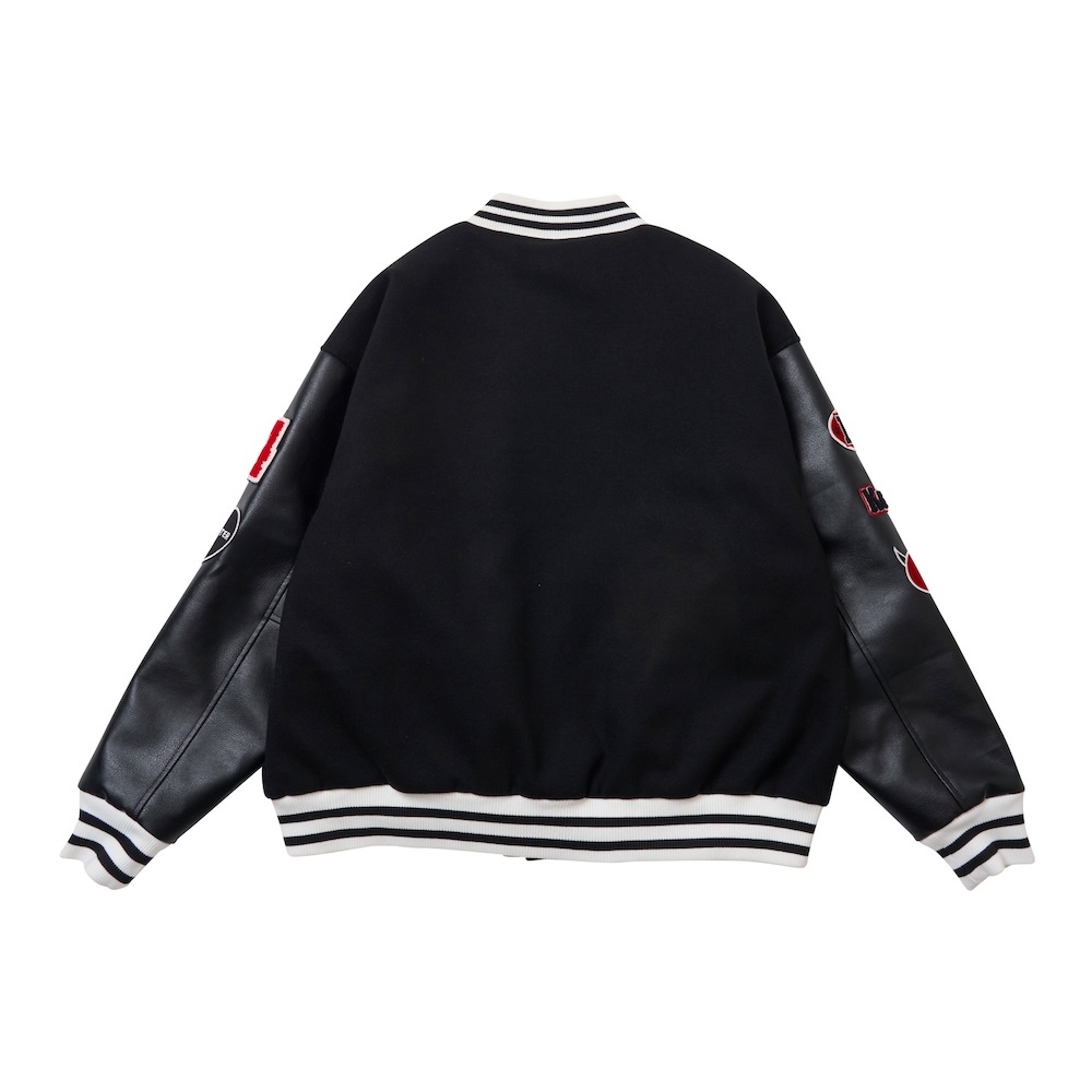 スタジアムジャンパー＜KUROMI＞（BLACK） | BABYMONSTER ONLINE SHOP