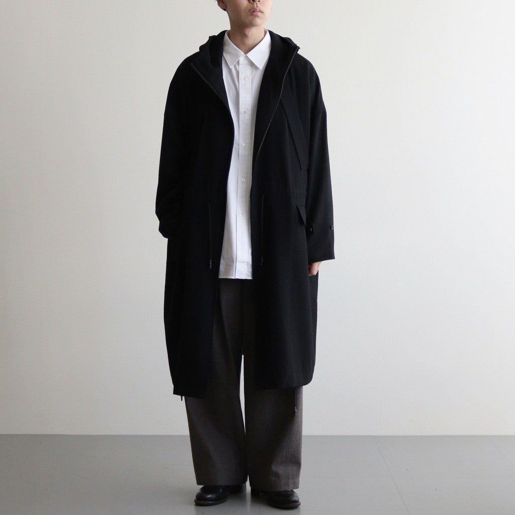 よそいきオーバーフラップロングCT #BLACK [D224-C146] – ciacura