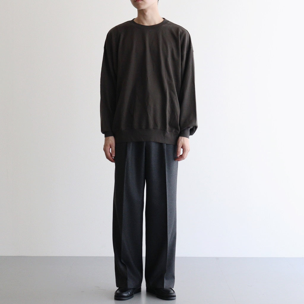 SUPER HIGH GAUGE SWEAT P/O #DARK BROWN [A25AP02CU] – ciacura