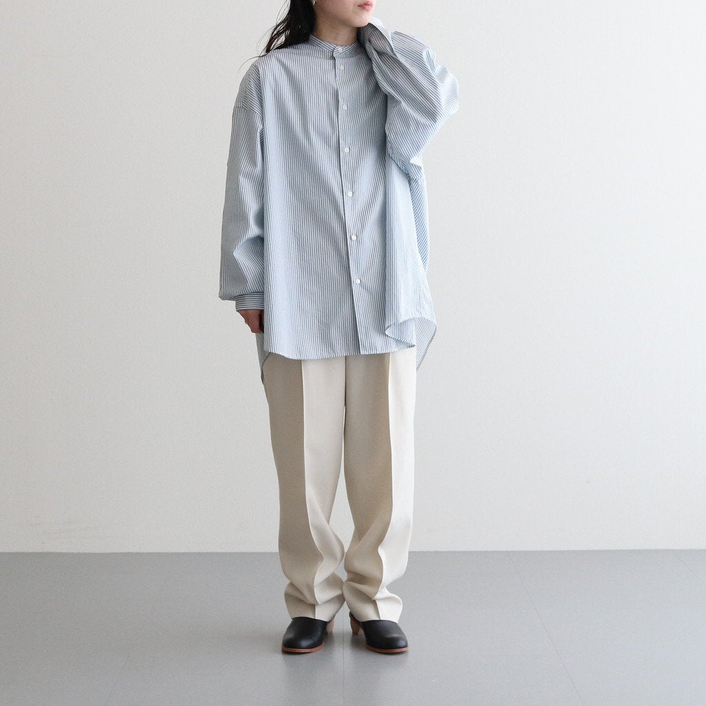 LIGHT WOOL MAX GABARDINE SLACKS #IVORY WHITE [A23SP06MG] _ AURALEE