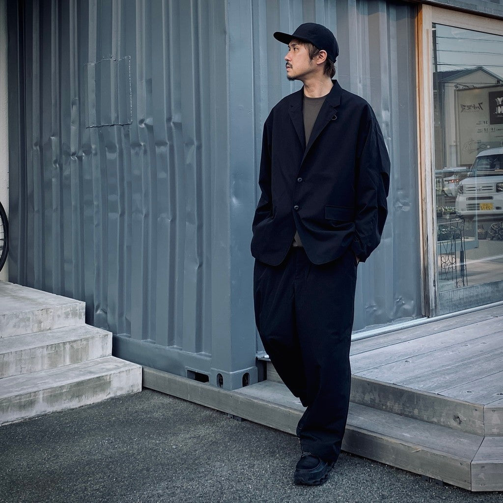 TECH LOOSE 2B JACKET RIPSTOP & TECH EASY TROUSERS RIPSTOP #BLACK