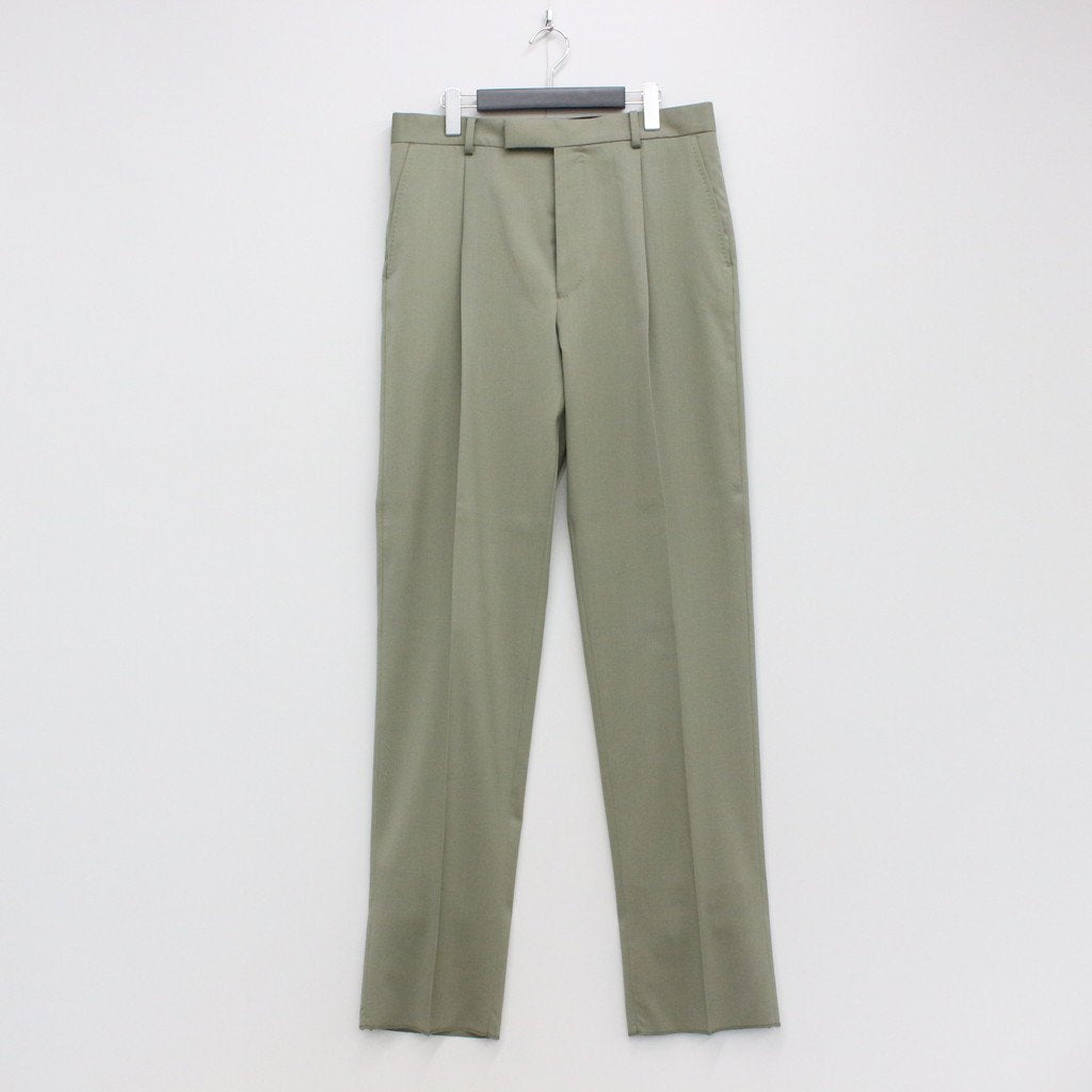 WACKO MARIA | ワコマリア PLEATED TROUSERS -TYPE 2- #SMOKY GREEN