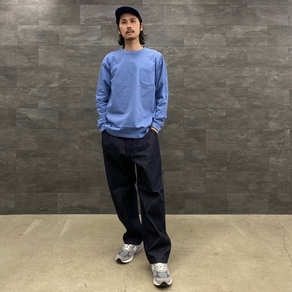 WIDE DENIM PANTS #NAVY [SC2310-PN09] _ SON OF THE CHEESE