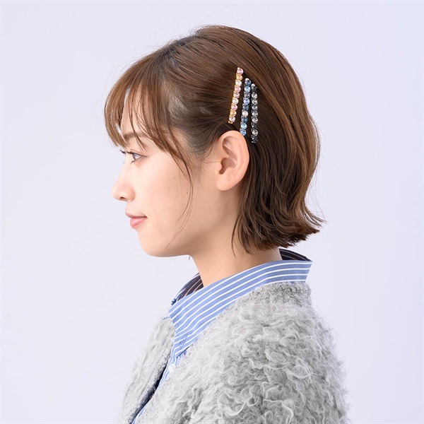 販路限定】ラインストーン ミニピン(ブルーミックス) | ミニピン