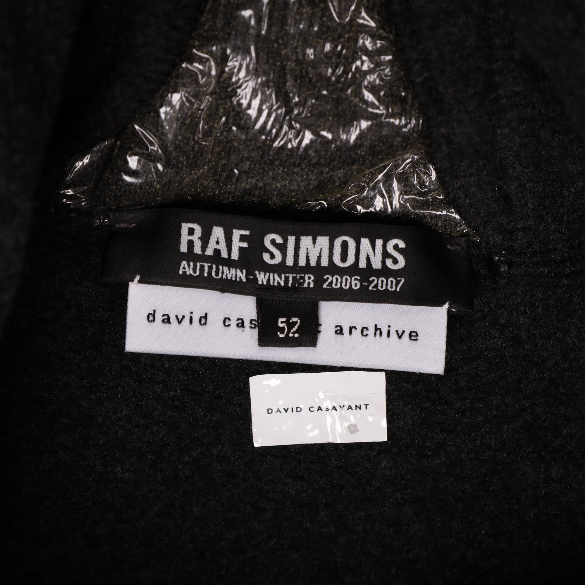 Raf Simons Autumn / Winter 2006 Coated Alien Hoodie – david