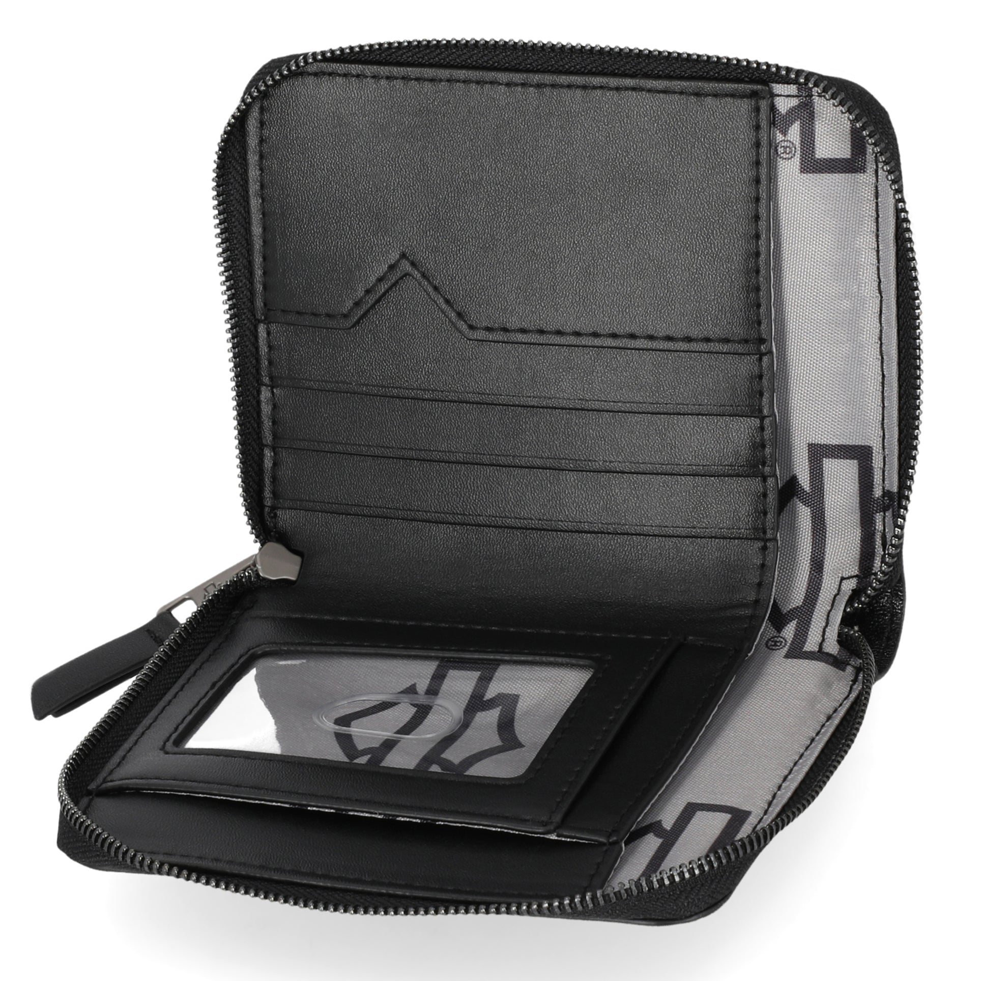 Harley-Davidson Women's Metal Bar & Shield Croco Small Zip Around