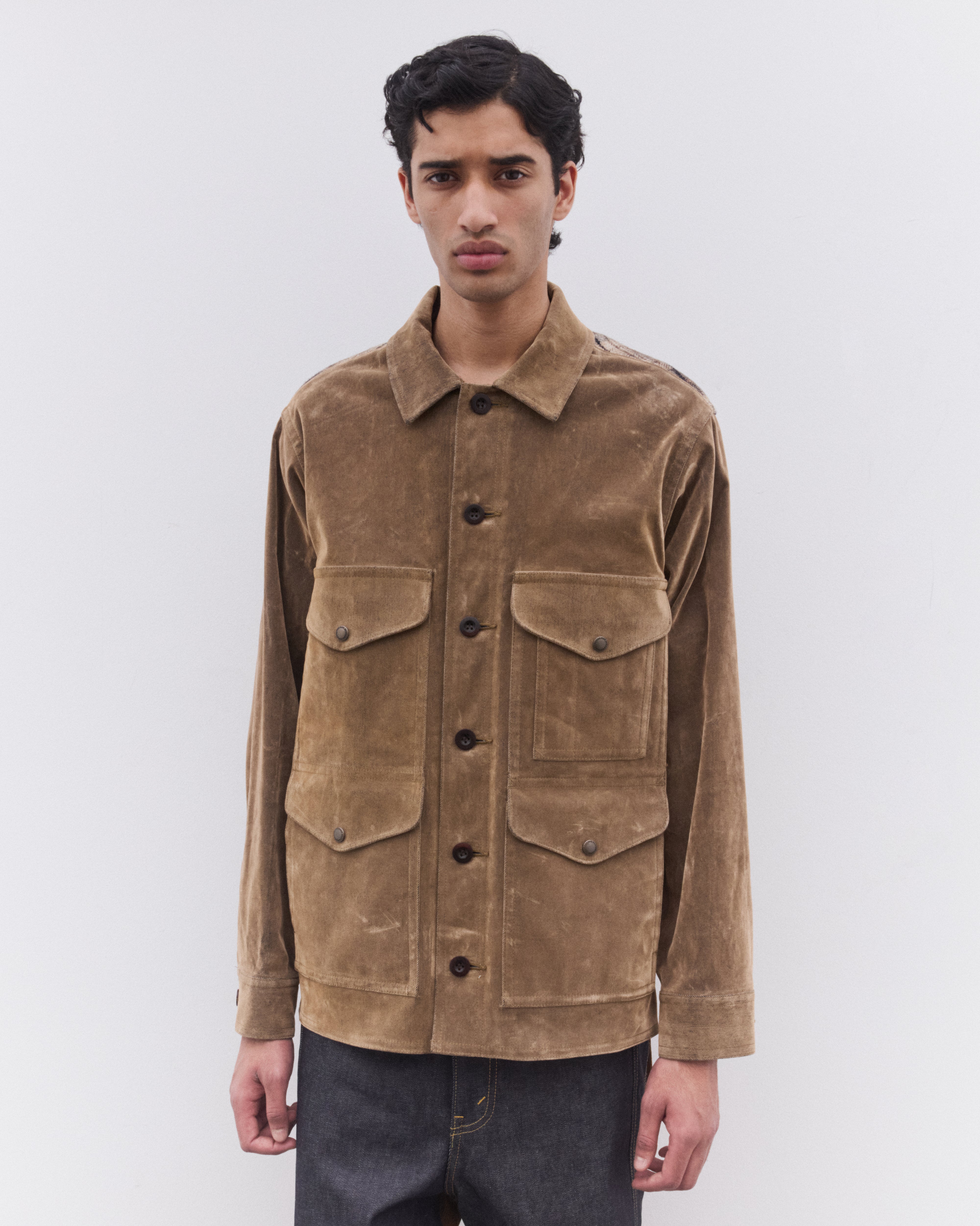 Junya Watanabe Man: Men's Work Jacket (Brown) | DSML E-SHOP