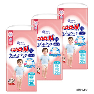 グーンプラス やわらかタッチ パンツ BIG38枚 – エリエールオンライン