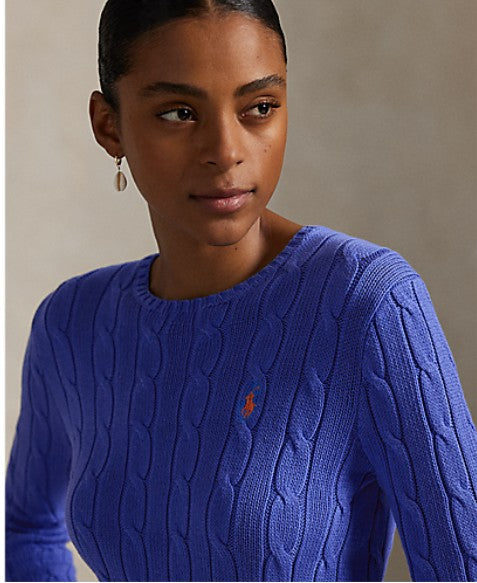 Ralph Lauren RLX LONG-SLEEVE PIMA COTTON JULIANNA CREWNECK SWEATER