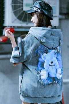 TRAVAS TOKYO【トラバストーキョー】 Drip Logo High Neck Faux Fur
