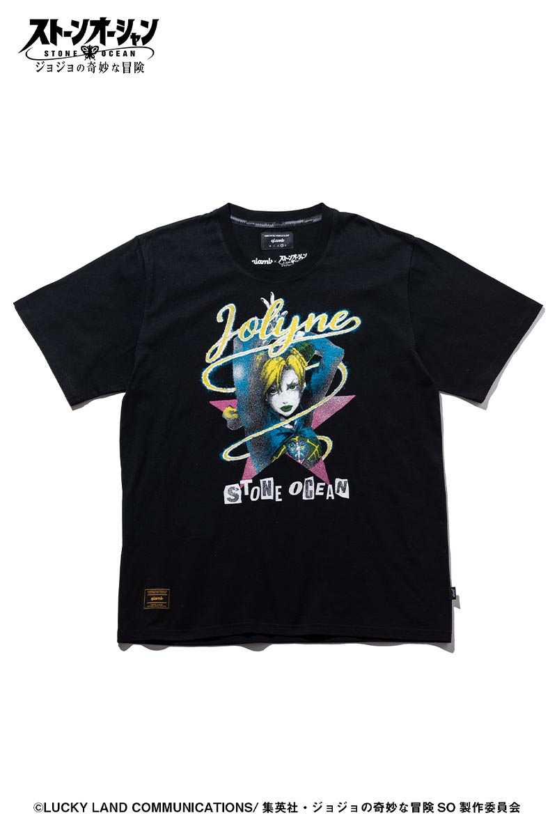 glamb (グラム)×ジョジョの奇妙な冒険 ストーンオーシャン 徐倫Tシャツ