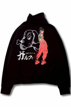 環やね × GALFY × GEKIROCK CLOTHING やねの犬モノクロジャージ