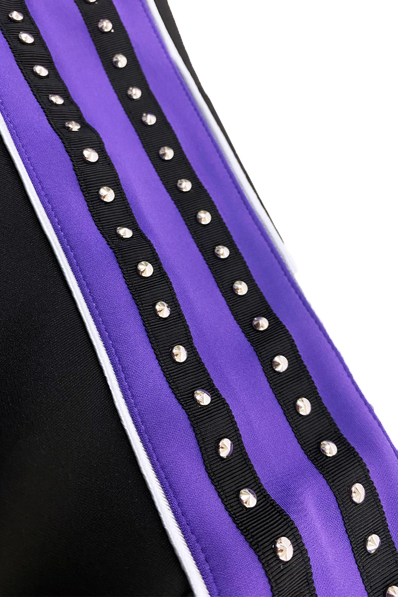 CIVARIZE【シヴァーライズ】 フード付きスタッズライン切り替え