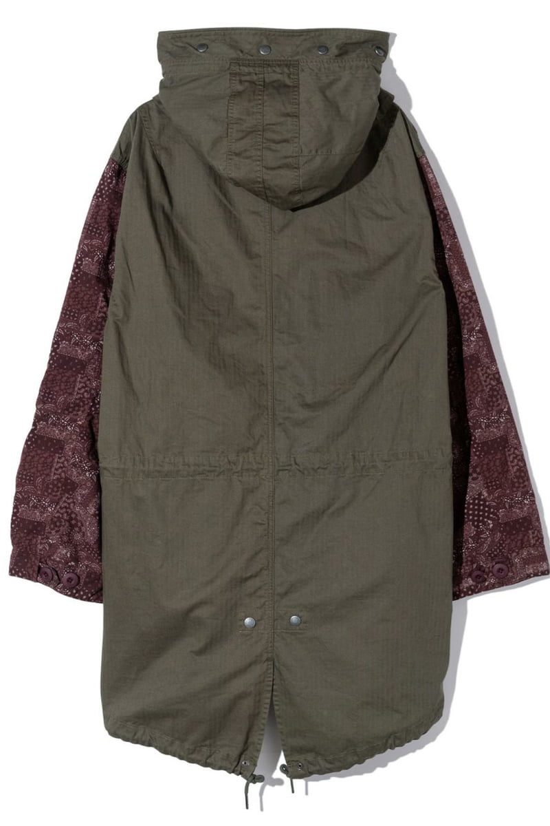 予約商品】glamb (グラム) Paisley Switched Mods Coat / ペイズリー