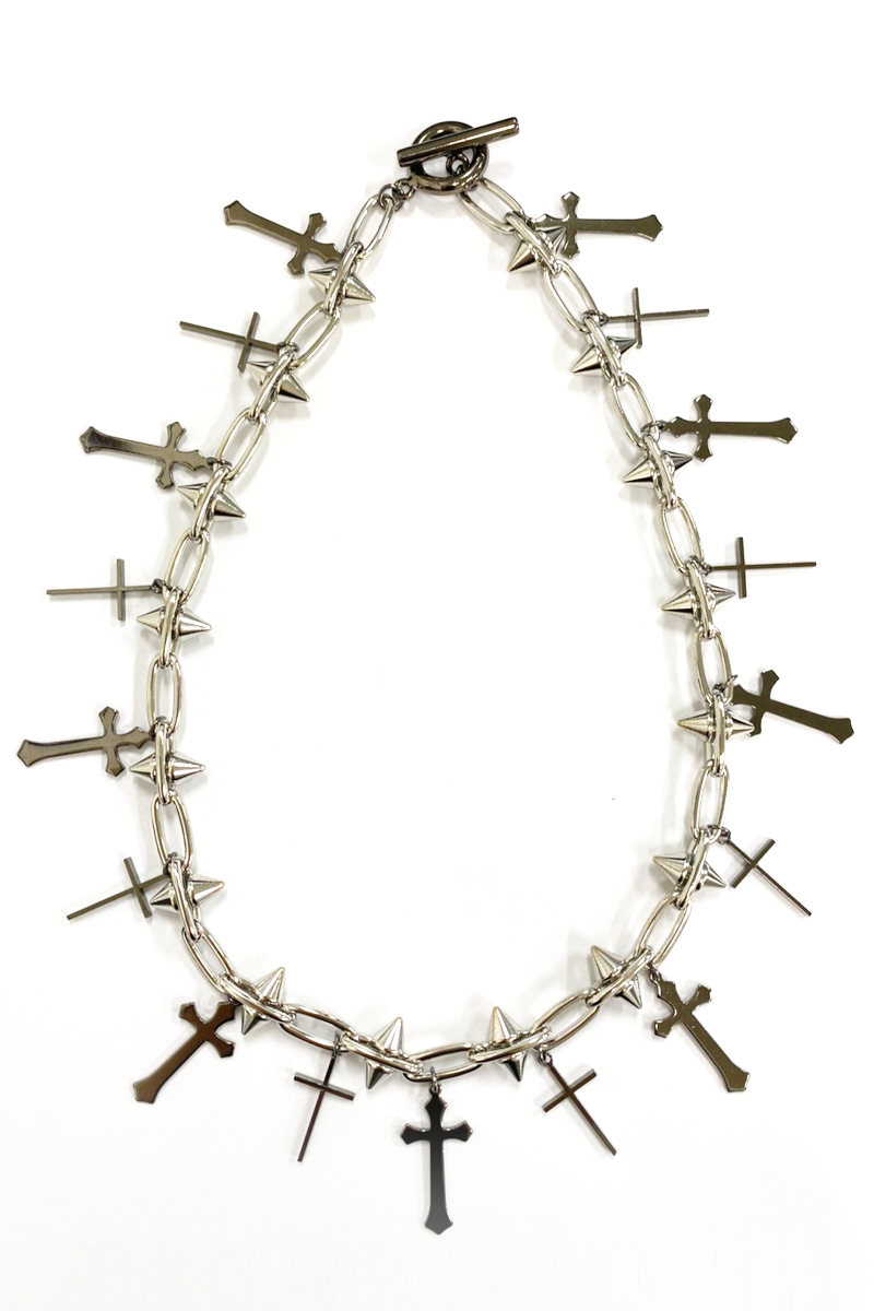 CIVARIZE【シヴァーライズ】 多重クロスオリジナルチェーンネックレス