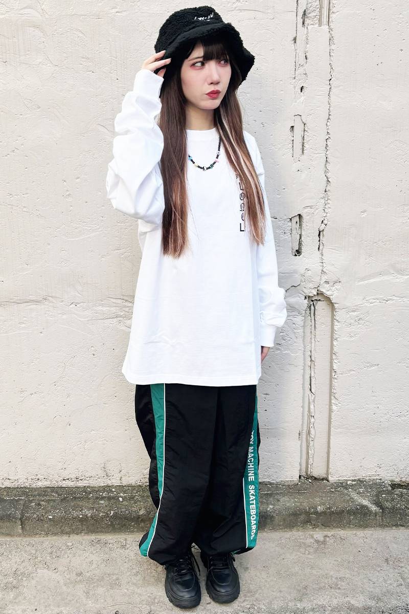 LONELY論理 (ロンリー) #32 LOGIC LONELY LONG SLEEVE WHITE / ロック
