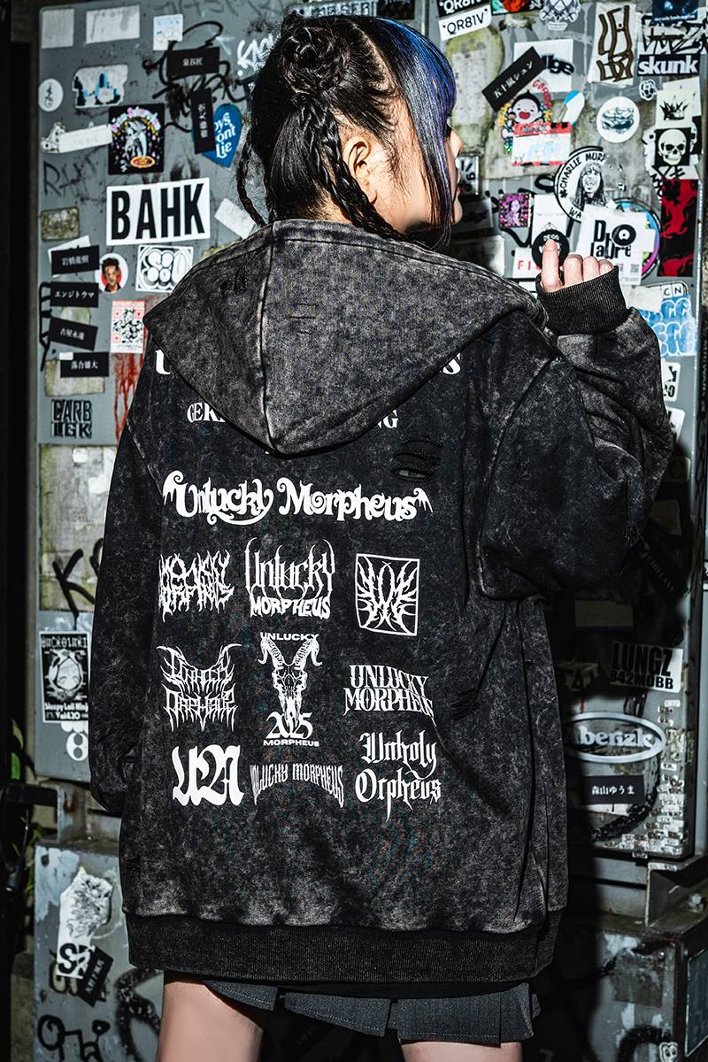 予約商品】Unlucky Morpheus×GEKIROCK CLOTHING コラボ・ジップアップ