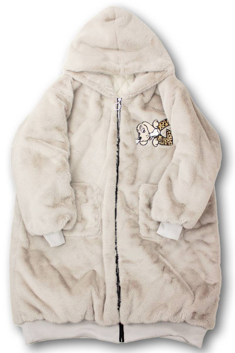 GALFY (ガルフィー) 大セレブファーコート GRAY / ロックファッション