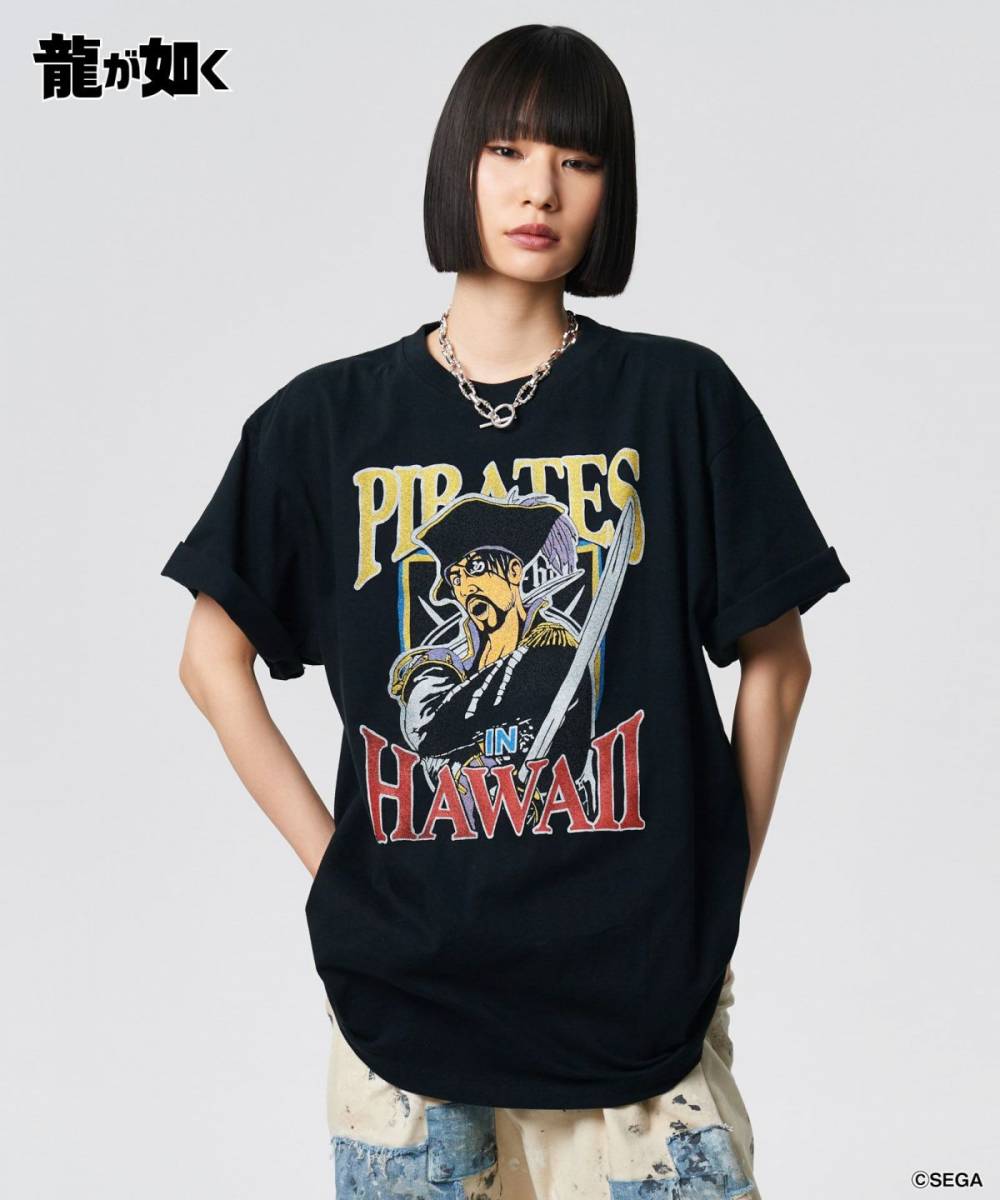予約商品】龍が如く×glamb(グラム) GB0225/LD05 : Pirates in Hawaii T