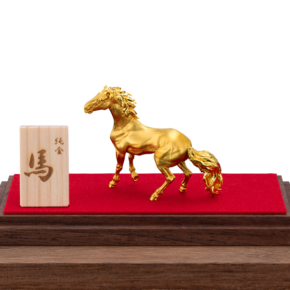 純金置物 「馬」 | 高品質 金・プラチナ