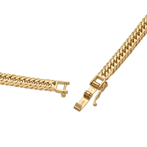 K18イエローゴールド キヘイネックレス（18面カットトリプル） 30g