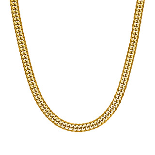 純金 キヘイネックレス （6面カットダブル） 50g/50cm | 高品質 金