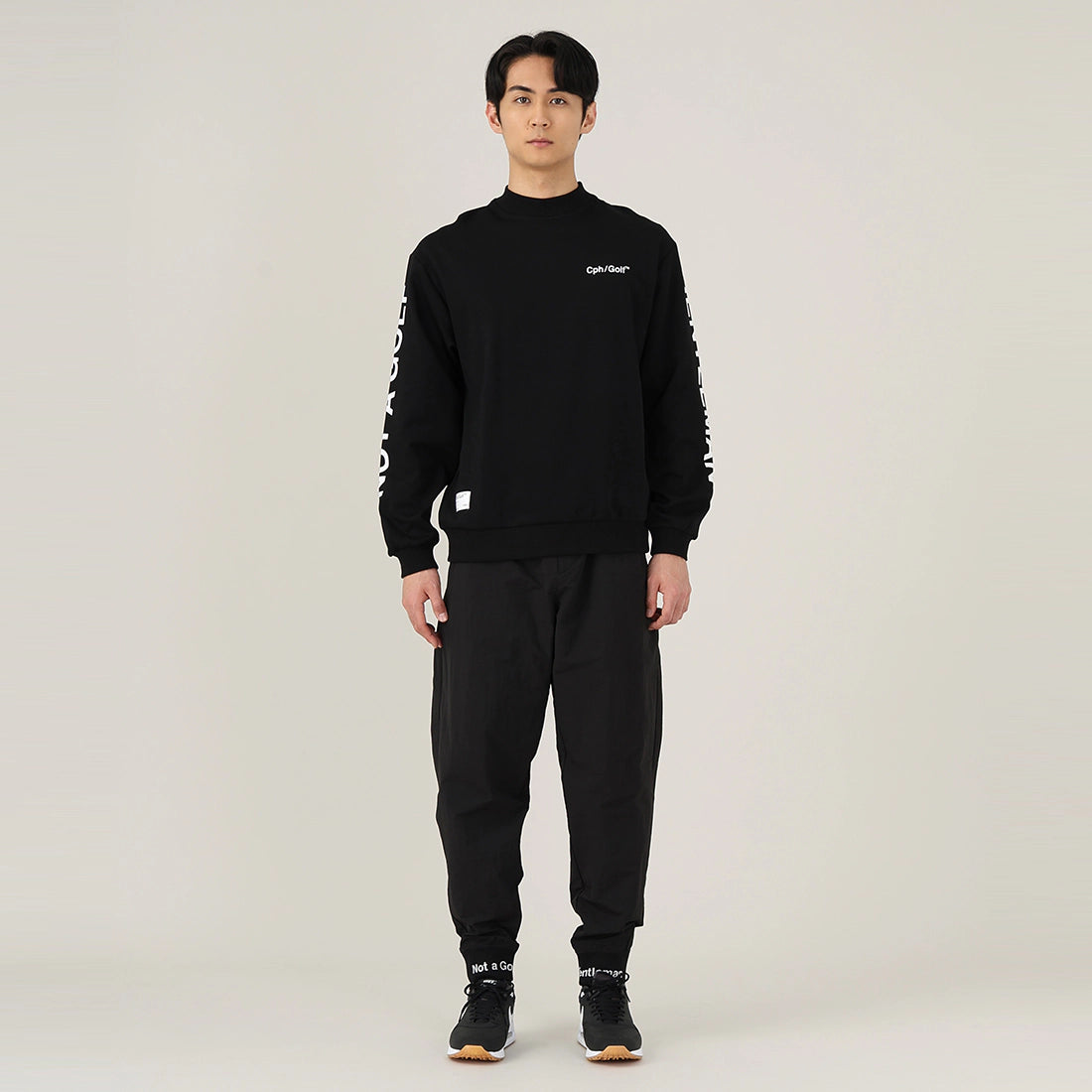 キャプテンズヘルム ゴルフ】Cph/Golf LOGO LS MOCK NECK TEE – GQ SHOP