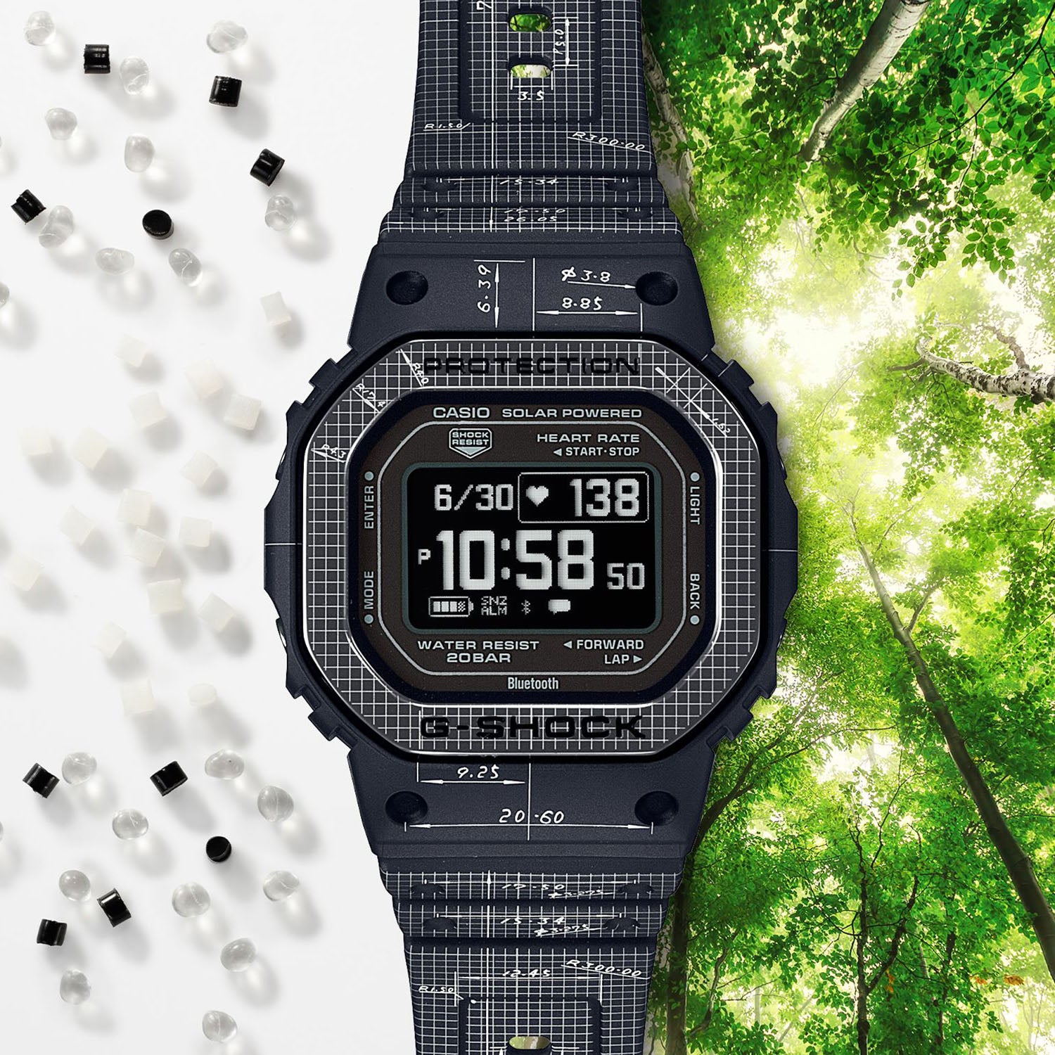 Gショック】G-SQUAD / ハートレートモニター / DW-H5600-1JR – GQ SHOP