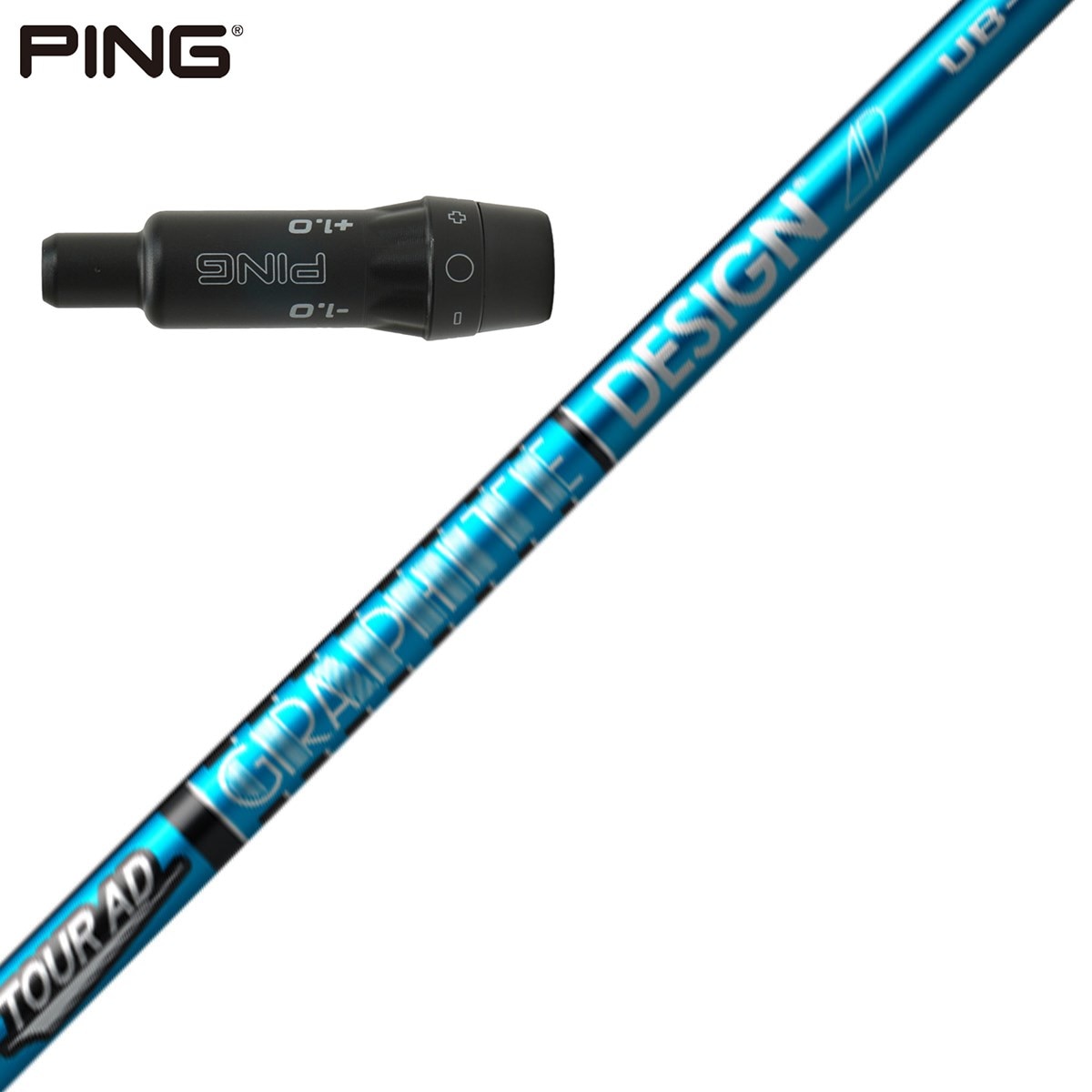 送料無料 ping スリーブ付 ツアーAD iz 6S ドライバー用 tour ad ピン