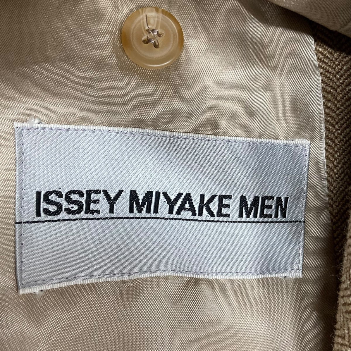 ISSEY MIYAKE MEN(イッセイミヤケ) マオカラーセットアップ ベージュ