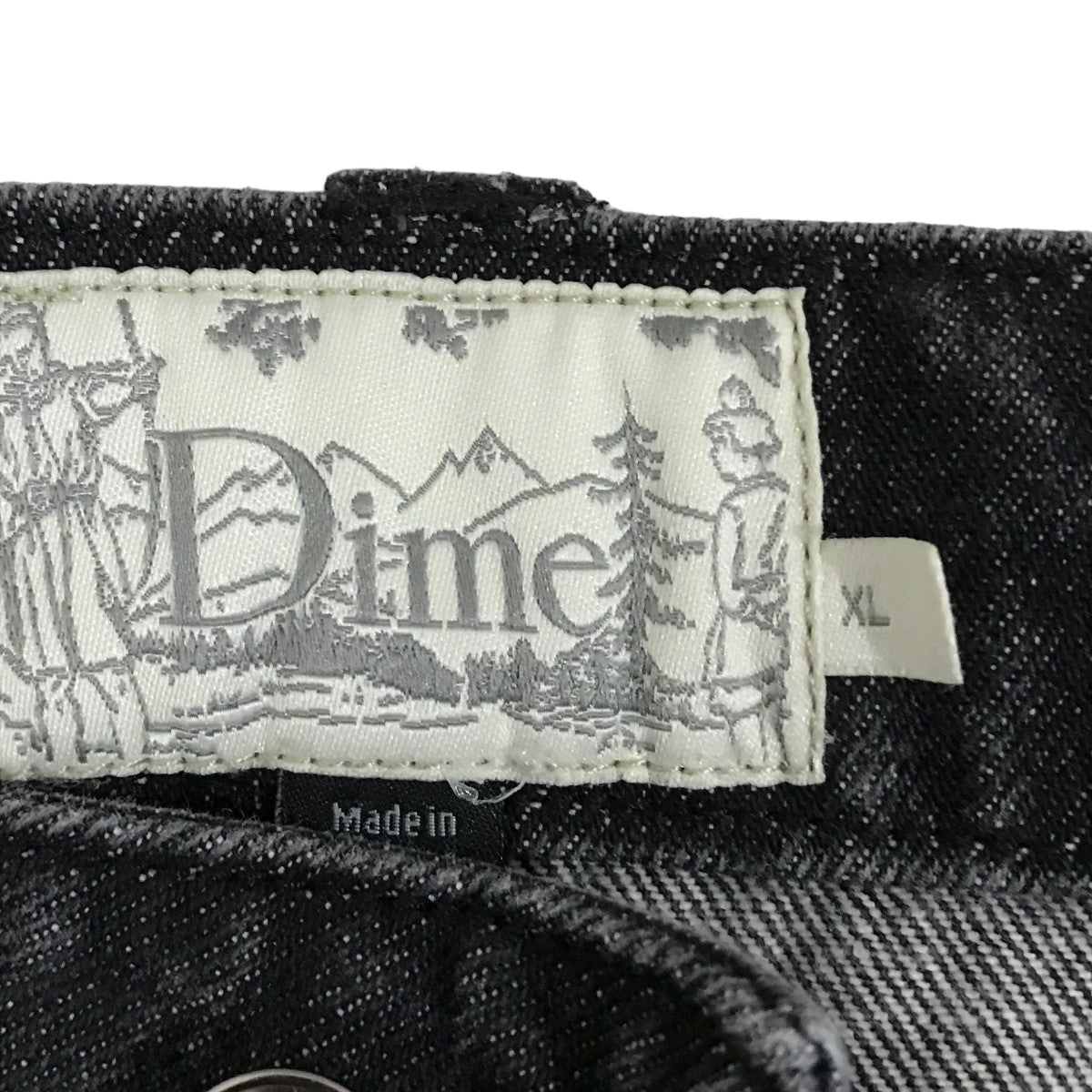 Dime(ダイム) バギーデニムパンツ ブラック サイズ XL｜【公式