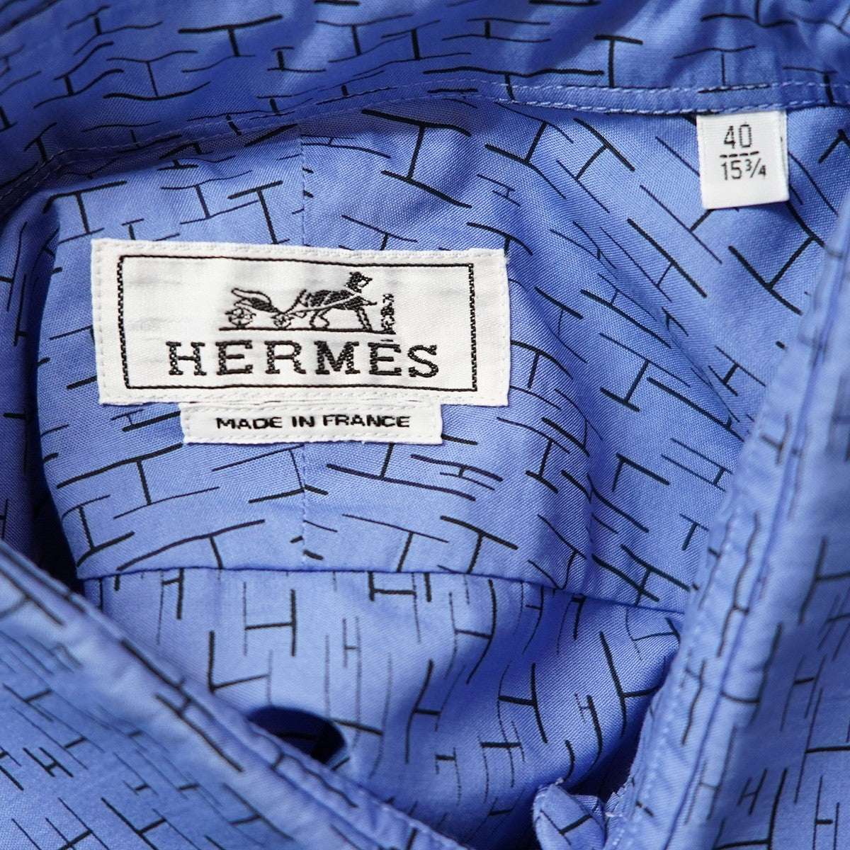 HERMES(エルメス) OLD VINTAGE オールド ヴィンテージ H 総柄 半袖