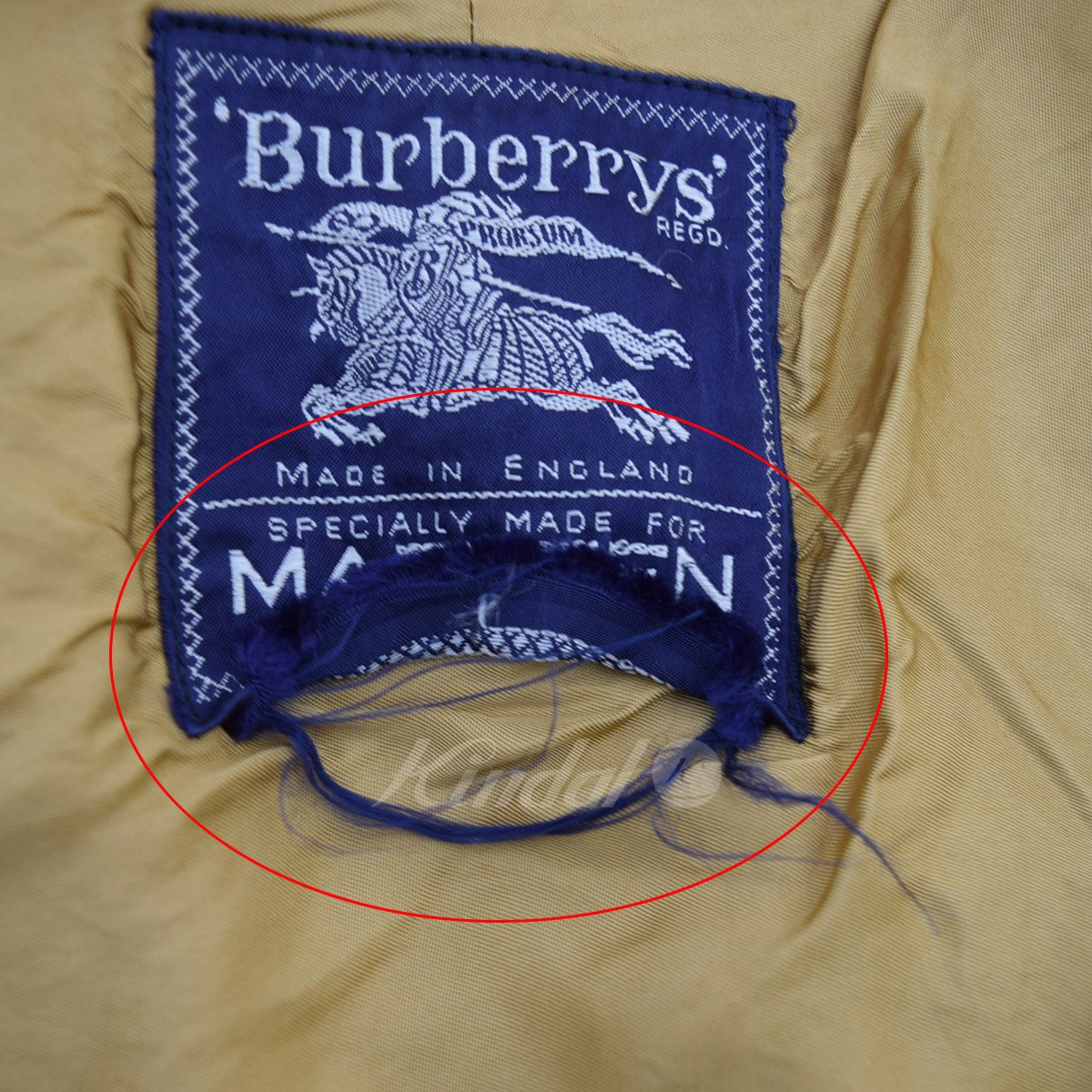 BURBERRYS(バーバリー) ライナー付ステンカラーコート MARUZEN／丸善